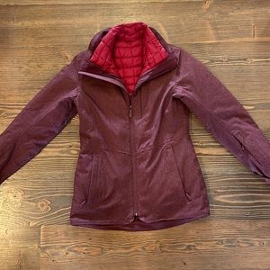 Women’s North Face 3 in 1 Winter Jacket